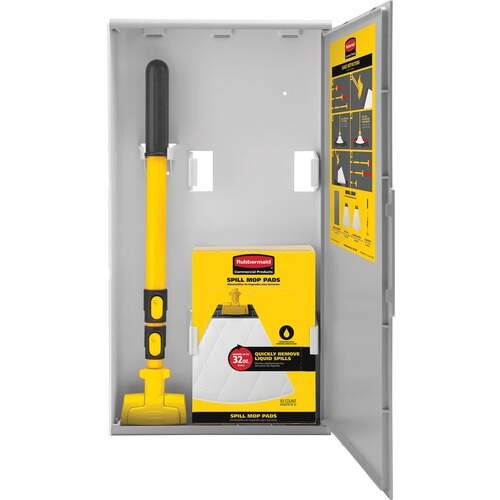 Rubbermaid Commercial Spill Mop Kit Storage Cabinet (2031093EA)