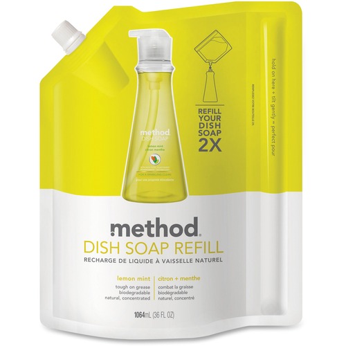 Method Lemon Mint Dish Soap Refill (01341CT)