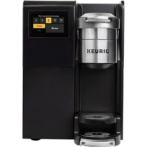 Keurig K3500 Merchandiser Bundle with 8ct Merchandiser, Single-Cup, Black/Silver (8606)