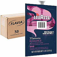 Lavazza Freshpack Momento Series Freshpack Coffee Compatible with Flavia Aroma - Medium - Freshpack - 38 / Carton (48792)