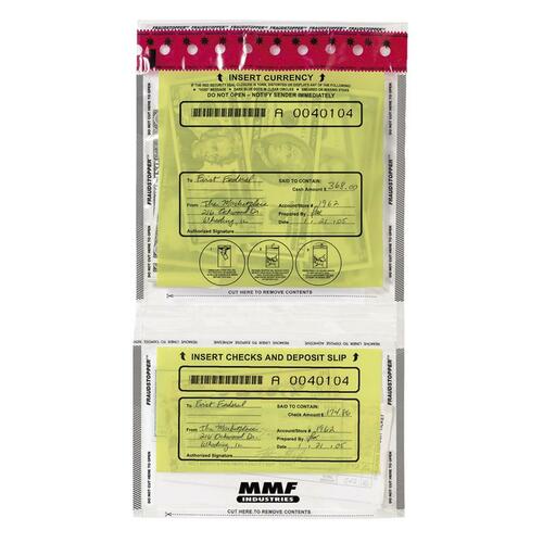 MMF Tamper Evident Twin Deposit Bags (2362500N20)