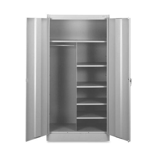 Tennsco Combination Wardrobe/Storage Cabinet (7214LGY)