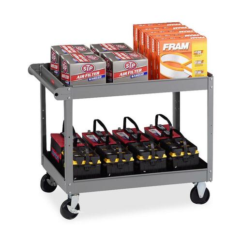 Tennsco Two Shelf Service Cart (SC2436MGY)
