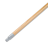 Boardwalk&reg; Metal Tip Threaded End Wood Broom Handle, 60
