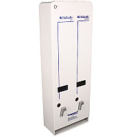 Impact Naturelle J6-RC Enamel Feminine Dual Dispenser, Metal, 10.63 x 5.63 x 30.5, White (25191000)