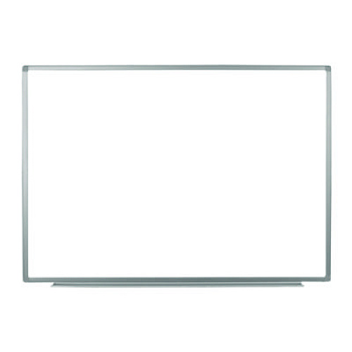 Luxor Wall-Mounted Magnetic Whiteboard, 48" x 36", White Surface, Silver Aluminum Frame (WB4836W)