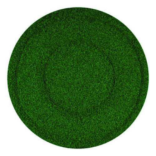 Americo TurfScrub Brush Floor Pad, 20" Diameter, Green, 4/Carton (402920)