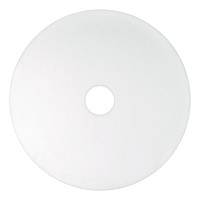 Americo XTRACT Melamine Floor Pad, 20" Diameter, White/Brown, 5/Carton (404020)