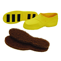 Americo Stripping Boots, Extra Large, Yellow/Brown, One Pair (408004)