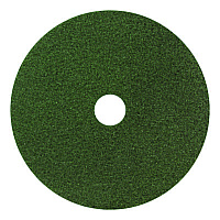 Americo Black Diamond 3000 Grit Diamond Pad, 13" Diameter, Black/Green, 2/Carton (442413)
