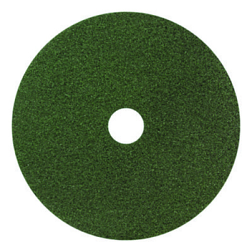 Americo Black Diamond 3000 Grit Diamond Pad, 13" Diameter, Black/Green, 2/Carton (442413)