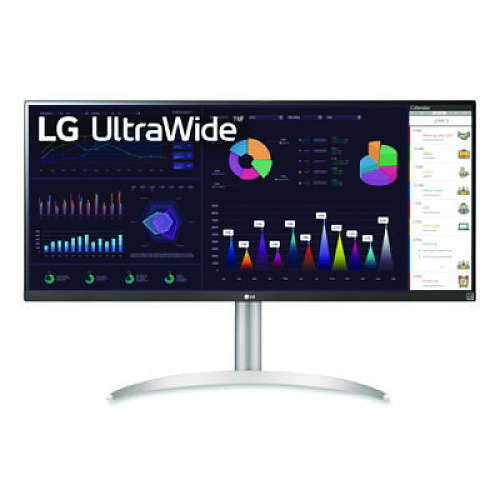 LG Ultrawide Flat LCD Monitor with Built-In Docking Station, 34" Widescreen, IPS Panel, 2560 Pixels x 1080 Pixels (34BQ650W)