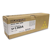 Ricoh 408183 Toner, 1,500 Page-Yield, Yellow