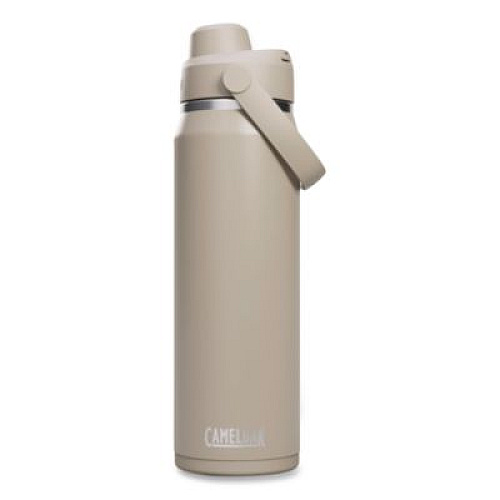CamelBak Thrive Chug Vacuum Insulated Stainless Steel Water Bottle, 25 oz, Stone (2931201075)