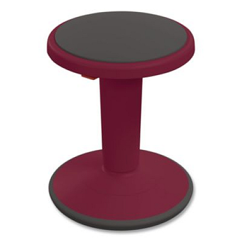 MooreCo Hierarchy Grow Stool, Short, Backless, Supports Up to 250 lbs, 14" to 18" Seat Height, Currant Seat, Currant Base (50960CURRANT)