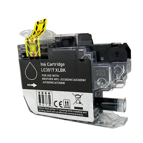 Elite LC3017BK Innobella High-Yield Ink, 550 Page-Yield, Black