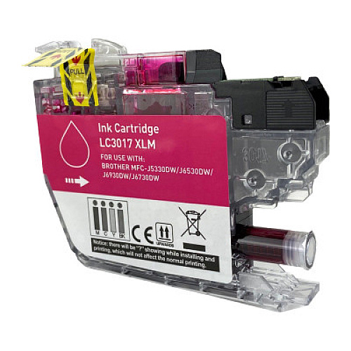 Elite LC3017M Innobella High-Yield Ink, 550 Page-Yield, Magenta