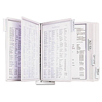 Durable Sherpa Wall-Mount Reference System, 10 Panels 10 Panels - Support Letter 8.50