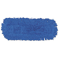 Twisted Loop Blend Dust Mop, Synthetic, 24 x 5, Blue, Dozen