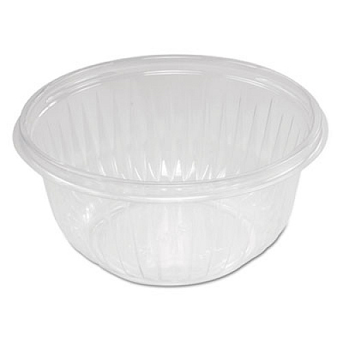 Dart PresentaBowls Clear Bowls, 16 oz, Plastic, 63/Bag, 8 Bags/Carton, 504 Bowls/Carton (C16B)