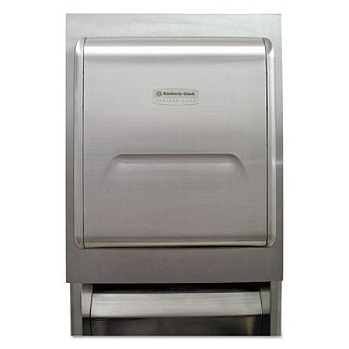 MOD Recessed Dispenser Housing with Trim Panel, 11.13 x 4 x 15.37, Stainless Steel