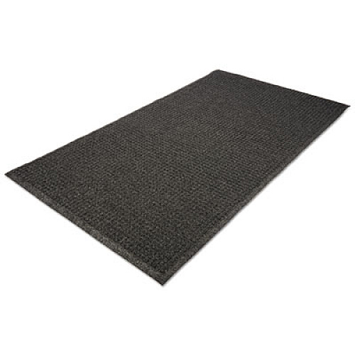 Guardian EcoGuard Indoor/Outdoor Wiper Mat, Rubber, 24 x 36, Charcoal Indoor, Outdoor, Carpeted Floor, Hard Floor - 36" Length x 24" Width - Rectangular - Rubber - Charcoal - 1 Each (EG020304)