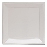 WNA Milan Plastic Dinnerware, Plate, 6.75 x 6.75, White, 12/Bag, 14 Bags/Carton (MS75W)