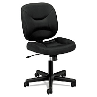HON VL210 Low-Back Task Chair, Supports Up to 250 lb, 17" to 20.5" Seat Height, Black Black - Mesh - 1 Each (VL210MM10)