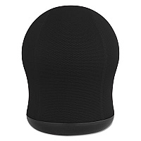 Zenergy Swivel Ball Chair, Backless, Supports Up to 250 lb, Black