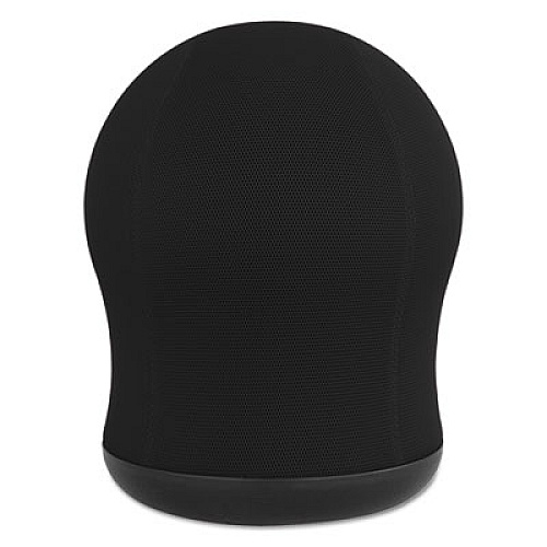 Zenergy Swivel Ball Chair, Backless, Supports Up to 250 lb, Black