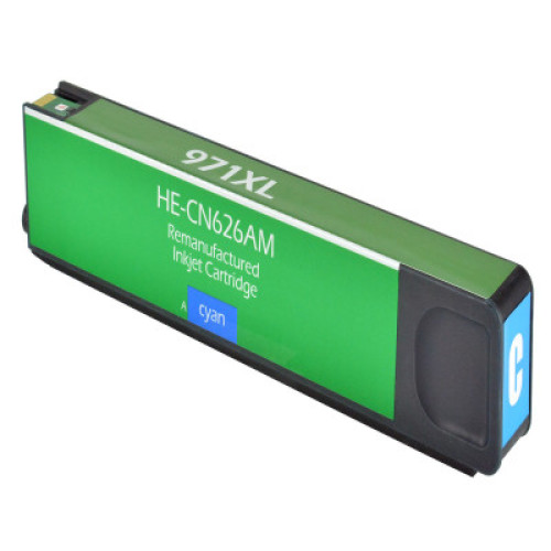 Elite 971XL, (CN626AM) High-Yield Cyan Ink Cartridge