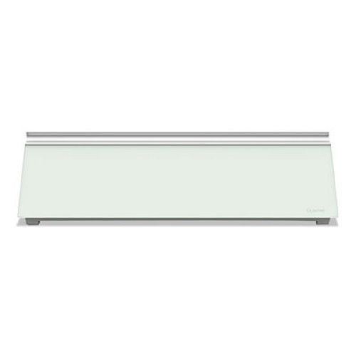 Glass Dry Erase Desktop Computer Pad, 18 x 6, White Surface