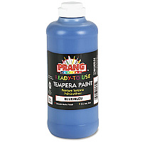 Prang Ready-to-Use Tempera Paint, Blue, 16 oz Dispenser-Cap Bottle 1 Color(s) - Blue - 16 oz - 1 Each (21605)