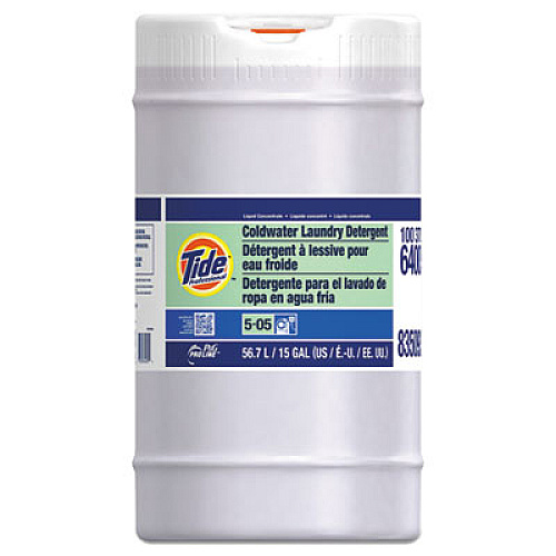 Tide Professional Coldwater Laundry Detergent, Tide Original Scent, 15 gal Drum (64005)