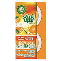Stick Ups Air Freshener, 2.1 oz, Sparkling Citrus, 12/Carton