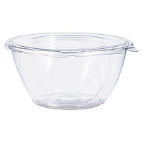 Tamper-Resistant, Tamper-Evident Bowls with Flat Lid, 32 oz, 7