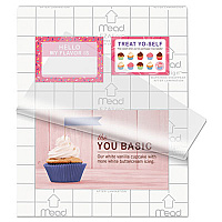 Mead EZAlign Thermal Laminating Pouches, 3 mil, 9" x 11.5", Gloss Clear, 100/Pack (39029)