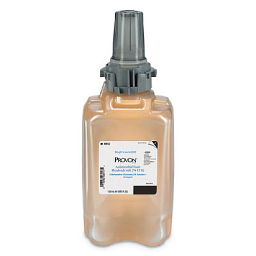Antimicrobial Foam Handwash, Fragrance-Free, 1,250 mL, 3/Carton