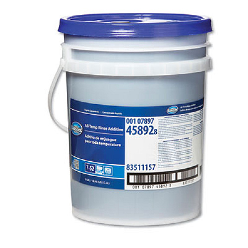 Luster Professional All-Temp Rinse Additive, 5 gal Pail (45892)