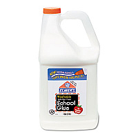 Elmer's School Glue, 1 gal, Dries Clear (E340NR)
