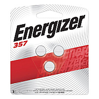 Energizer 357/303 Silver Oxide Button Cell Battery, 1.5 V, 3/Pack For Multipurpose - 1.55 V DC - 3 / Pack (357BPZ3)