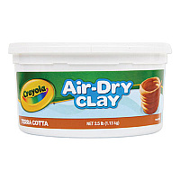 Crayola Air-Dry Clay, Terra Cotta, 2.5 lbs Art, Craft - Terra Cotta - 1 Each (575064)
