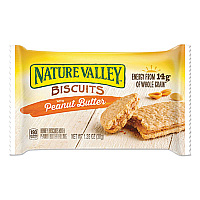 Nature Valley Biscuits, Honey with Peanut Butter, 1.35 oz Pouch, 16/Box (GEM47878)