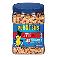 Planters Cocktail Peanuts, Salted, 35 oz Canister (07615)