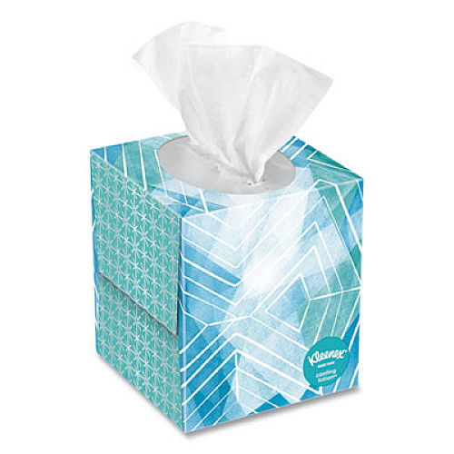 Kleenex Cool Touch Facial Tissue, 2-Ply, White, 45 Sheets/Box (50140BX)