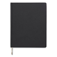 TRU RED Hardcover Business Journal, 1-Subject, Narrow Rule, Black Cover, (96) 10 x 8 Sheets (24377295)