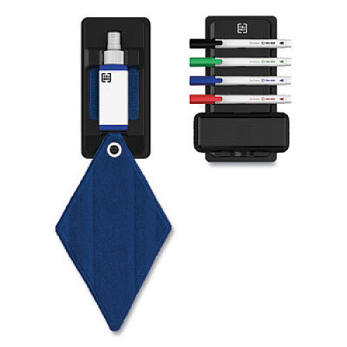 TRU RED Dry Erase Marker, Pen-Style, Fine Bullet Tip, Assorted Colors, 4/Kit (24398947)