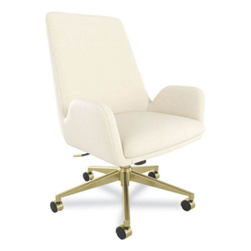 Union & Scale MidMod Fabric Manager Chair, Supports Up to 275 lb