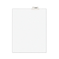 Avery-Style Preprinted Legal Bottom Tab Dividers, 26-Tab, Exhibit L, 11 x 8.5, White, 25/Pack 25 x Divider(s) - Bottom Tab(s) - Exhibit L - 1 Tab(s)/Set - 8.5" Divider Width x 11" Divider Length - Letter - 8.50" Width x 11" Length - White Paper Di (12385)