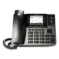 Motorola ML1000 Corded Base Station, Black/Silver